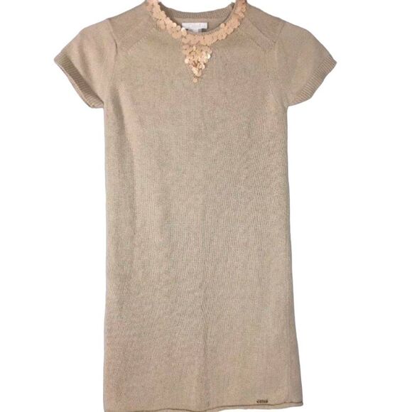 Chloe girls sequin sweater dress short sleeve - Picture 1 of 7